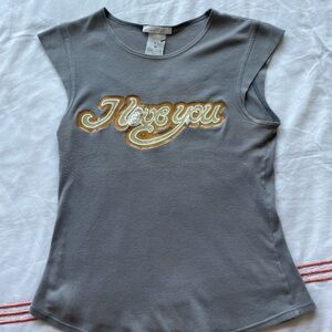 STELLA MCCARTNEY FOR CHLOE RARE VINTAGE COLLECTORS TEE FROM S/S 1999 SHOW!